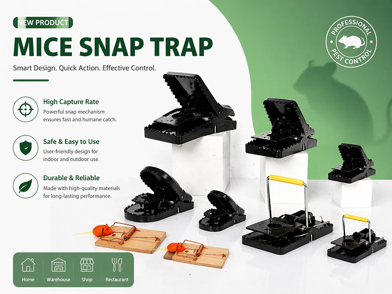 Haierc Unveils Advanced Mice Snap Trap to Revoluti