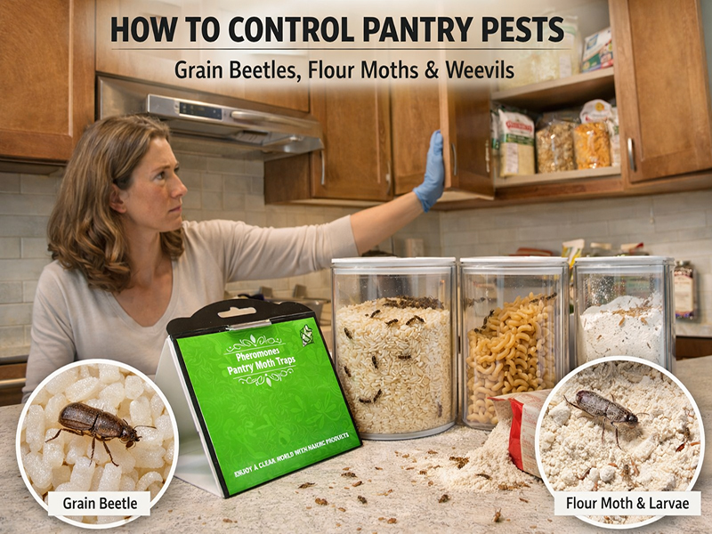 How to Control Pantry Pests: Grain Beetles, Flour 
