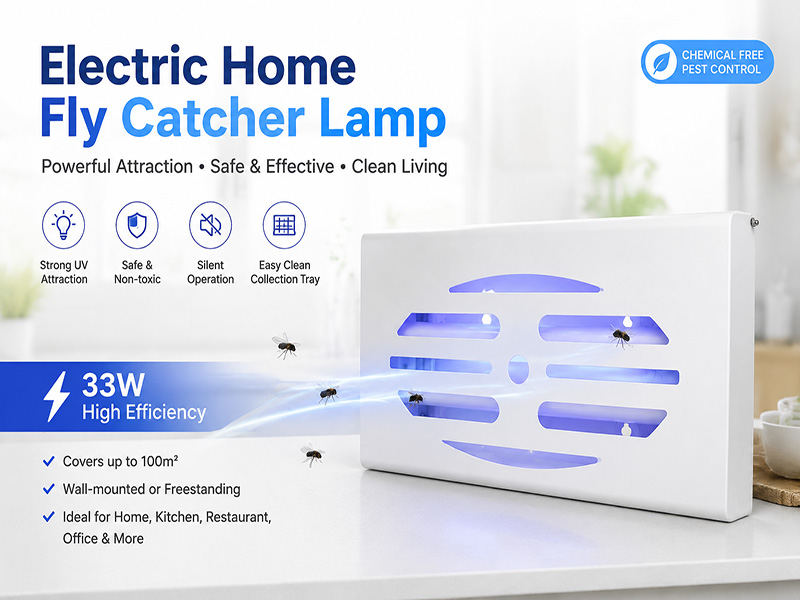 Insect Trap Lamp with sticky pads/sticky board | F